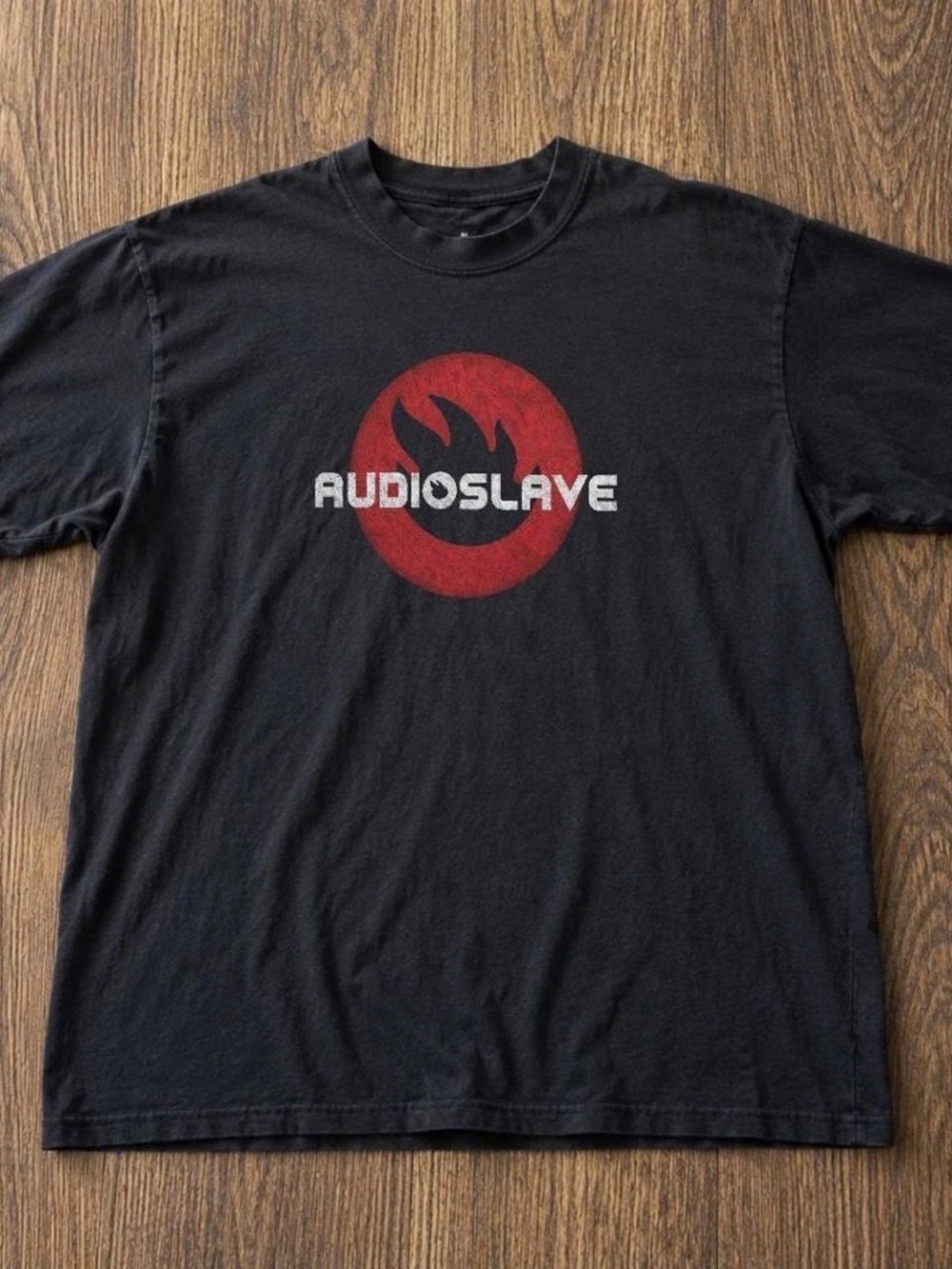 Gildan Black Tee with Red Audioslave Logo
